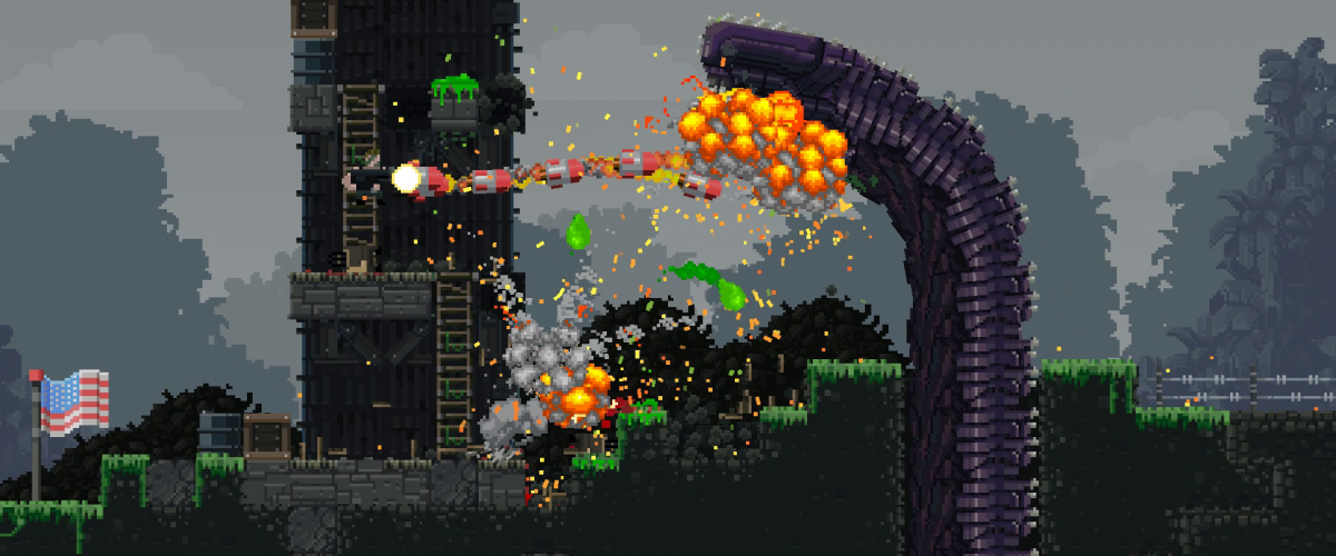 Broforce fights off an Alien Infestation in new update | Shacknews