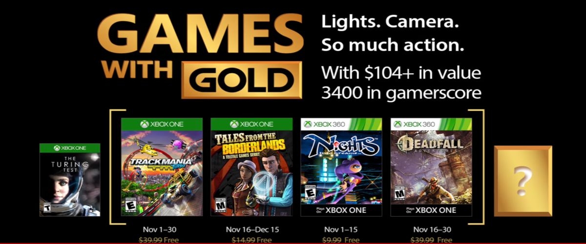 Xbox Gold November Xbox Gold November