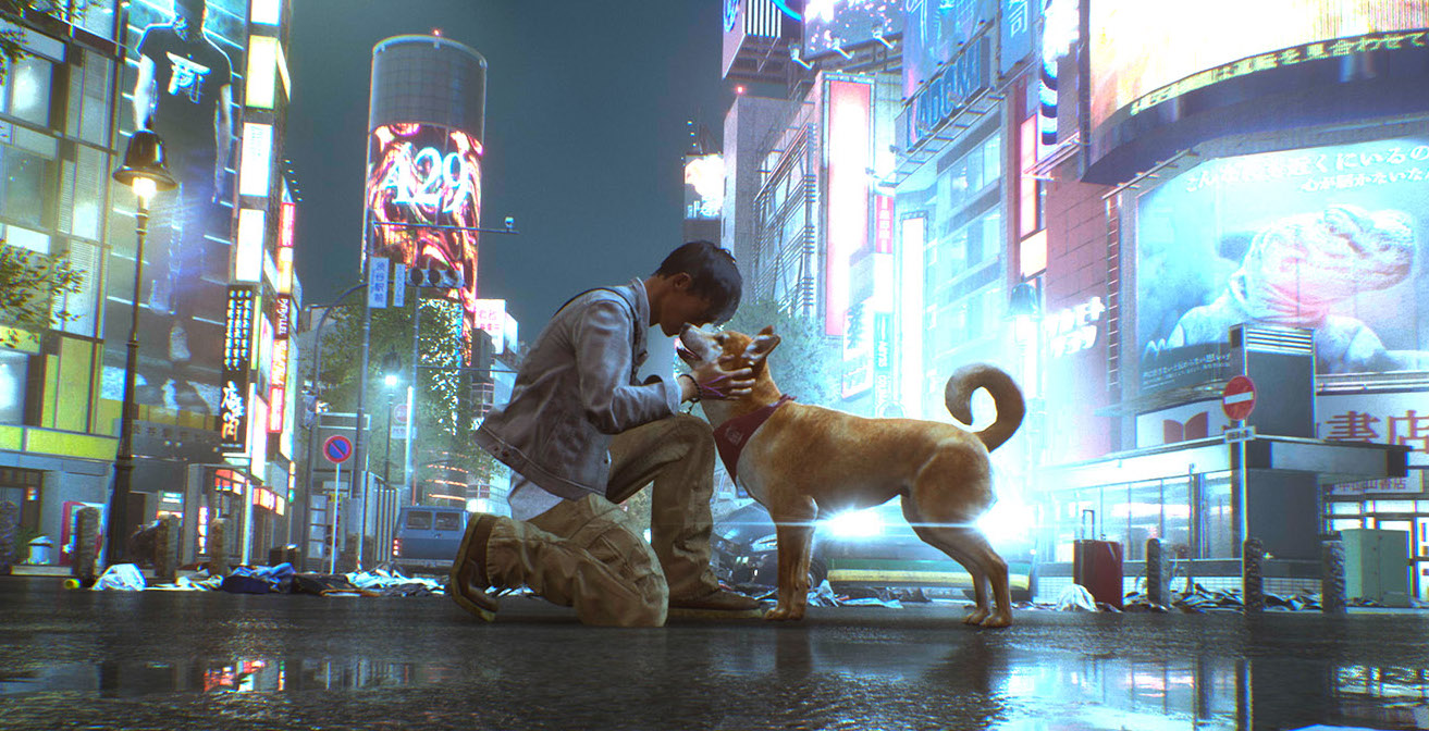 Yes, you can pet the dogs in Ghostwire Tokyo Shacknews