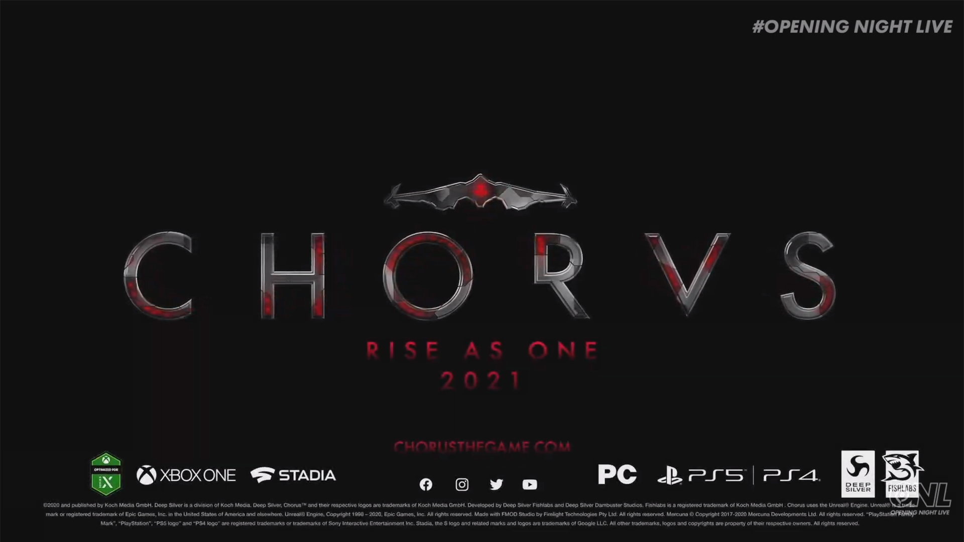 Chorus gets new trailer during Opening Night Live Shacknews