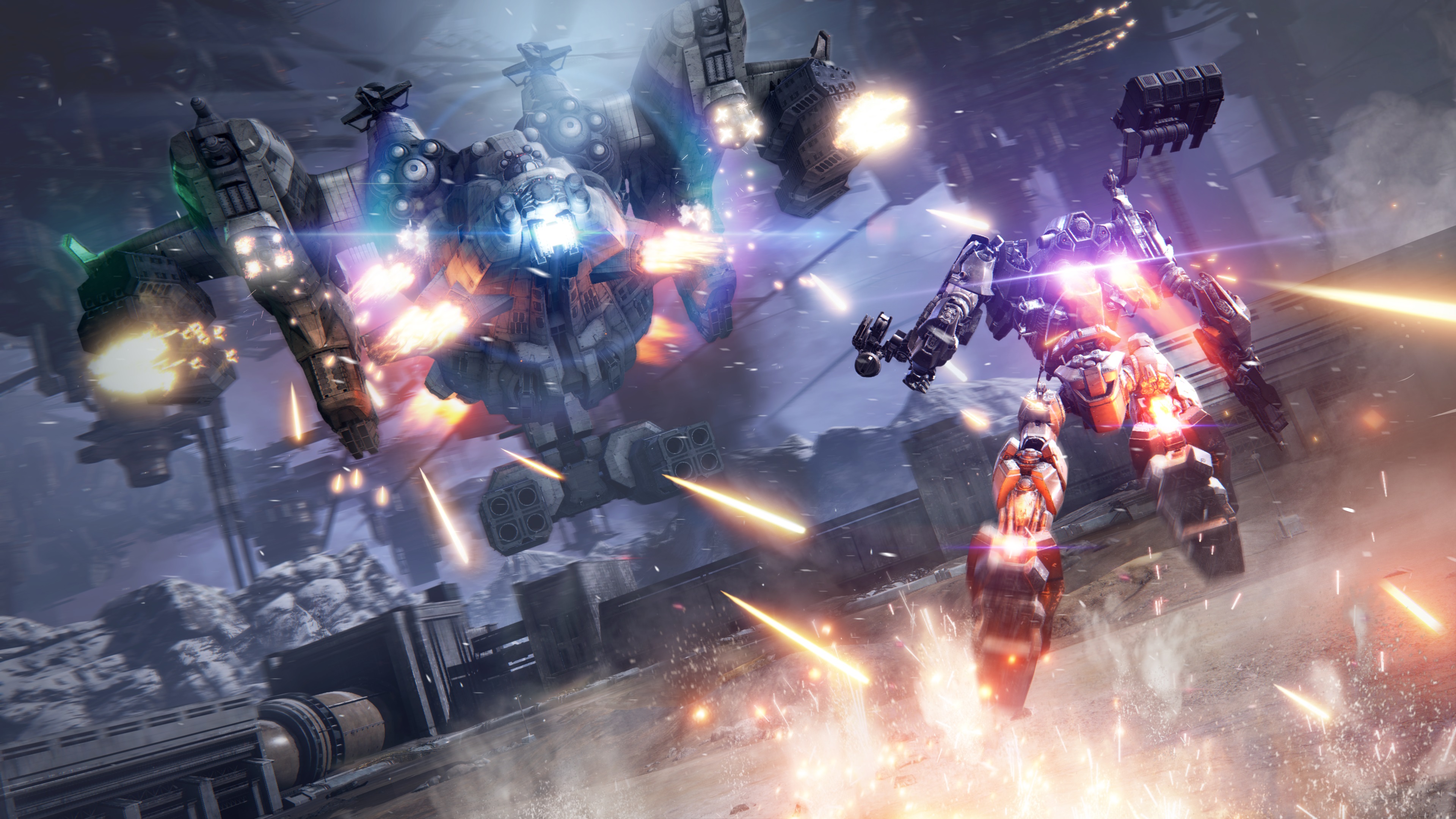 Armored Core 6 tests you from the opening tutorial's helicopter boss ...