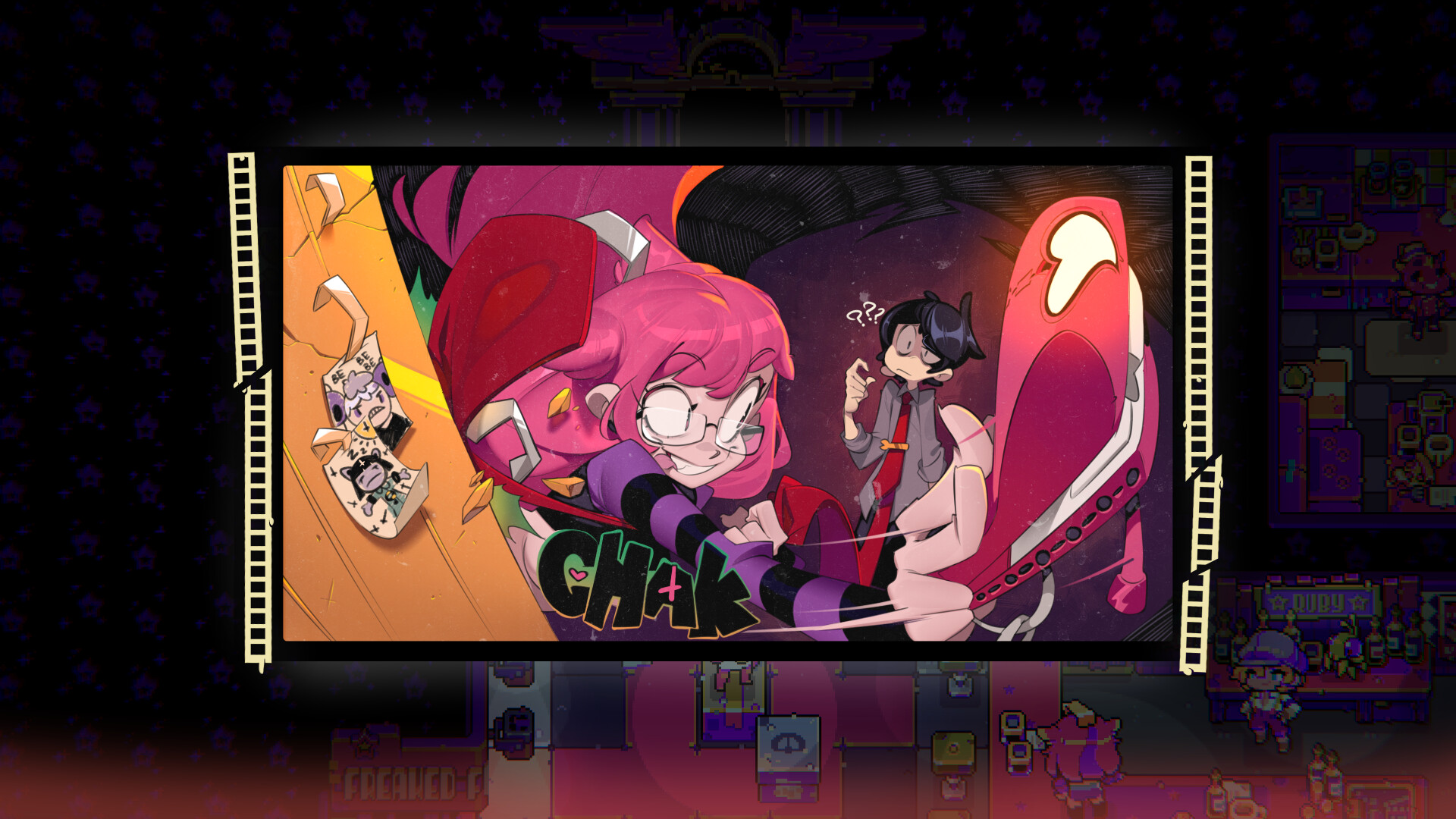 Freaked Fleapit is an intense musical roguelike with delightfully