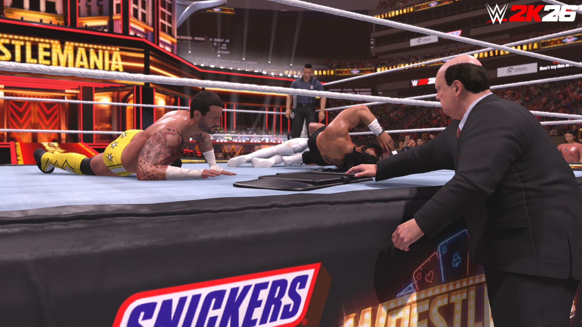 wwe-2k26-showcase-cm-punk-roman-reigns-paul-heyman-wm41_feature WWE 2K26 Çıkış Öncesi 1.03 Güncellemesini Yayınladı: Erken Erişim Oyuncularına İlk Düzeltmeler Geldi