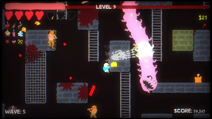 Blood Dungeon is an addictive roguelike autoshooter