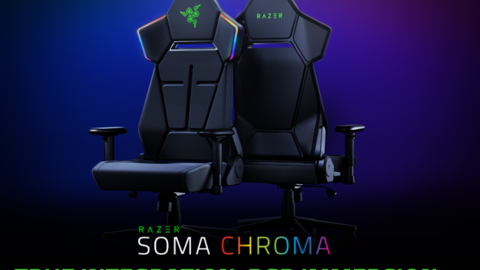 Razer announces Soma Chroma RGB gaming chair