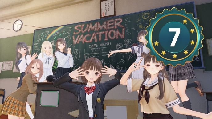 Blue Reflection Quartet review: More like a Trio and a half