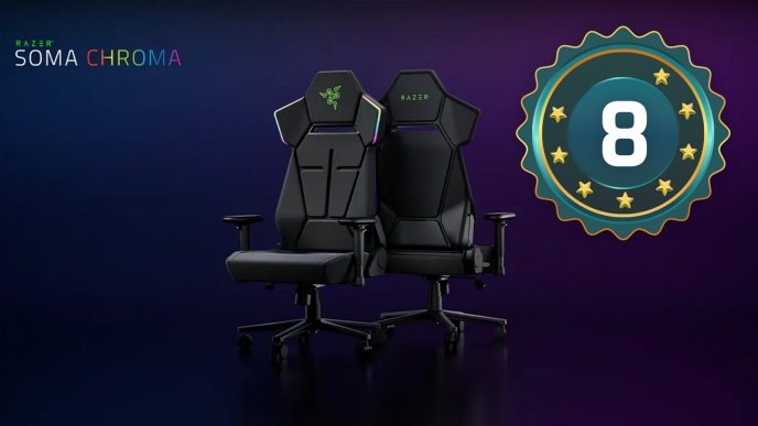 Razer Soma Chroma gaming chair review: Rainbow throne