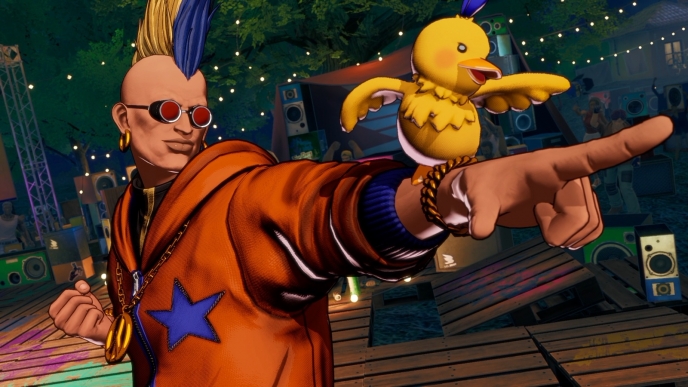 Duck King's hip-hop martial arts tear up the dance floor in Fatal Fury: City of the Wolves