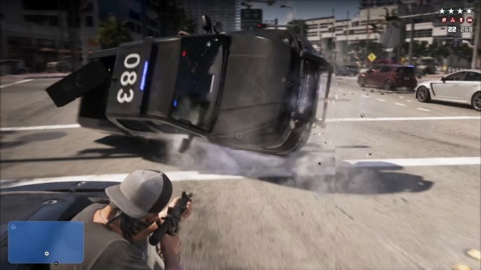 Grand Theft Auto 6 goes back to a 6-star Wanted Level system