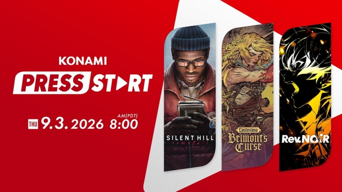 The Konami Press Start 2026 presentation is running right after this week's State of Play