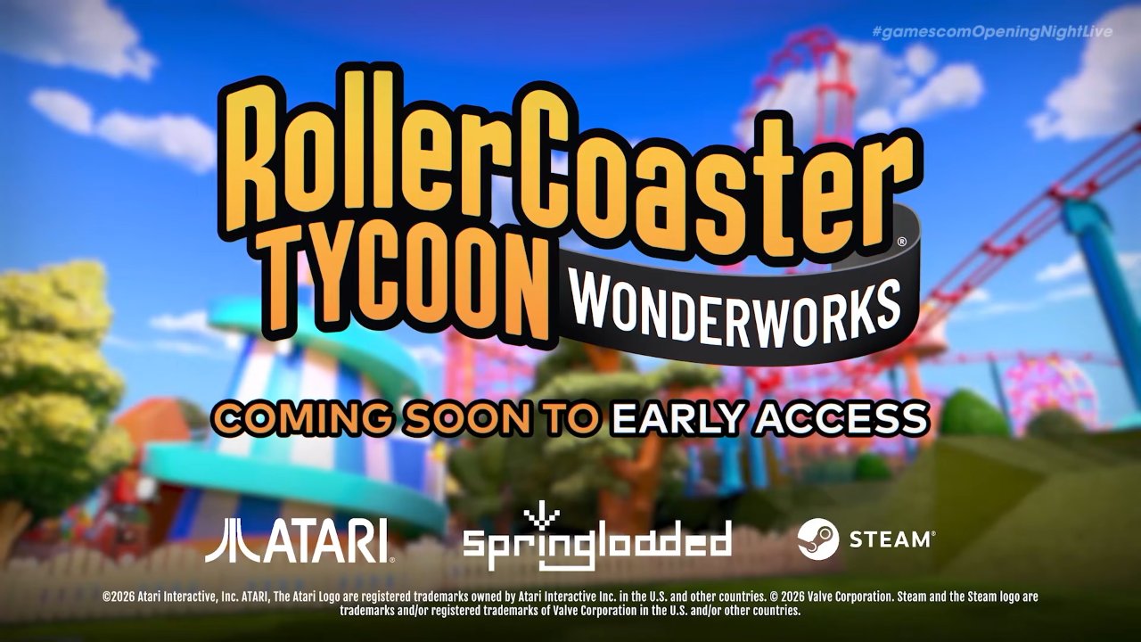 Rollercoaster Tycoon Wonderworks announced at Gamescom