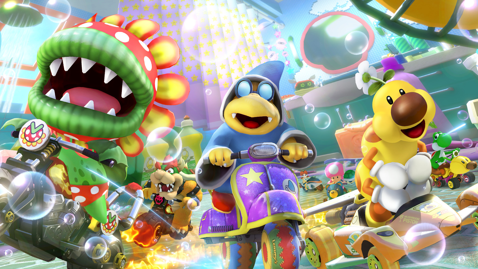 Mario Kart 8 Deluxe update 4.0.0 adds 8-player splitscreen