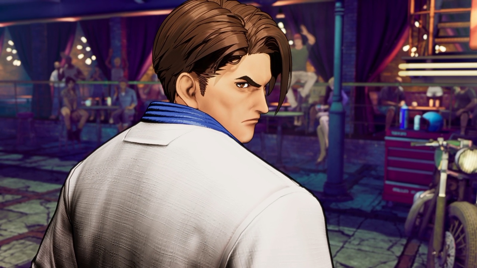 Kim Kaphwan balances the best of his kids in his Fatal Fury: City of the Wolves arrival