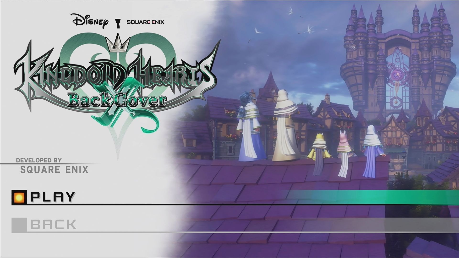 Kingdom Hearts χ Back Cover