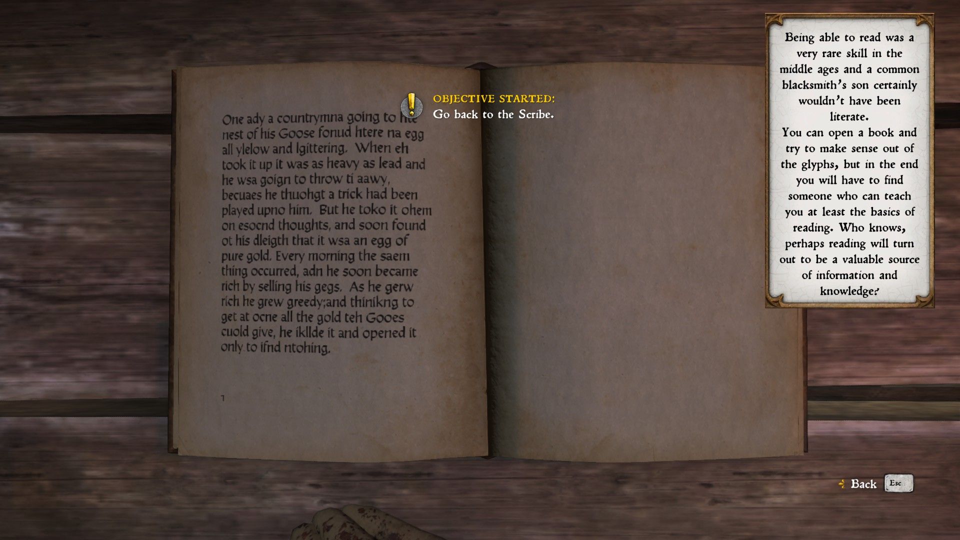 Learning to read actually helped investigate a murder.