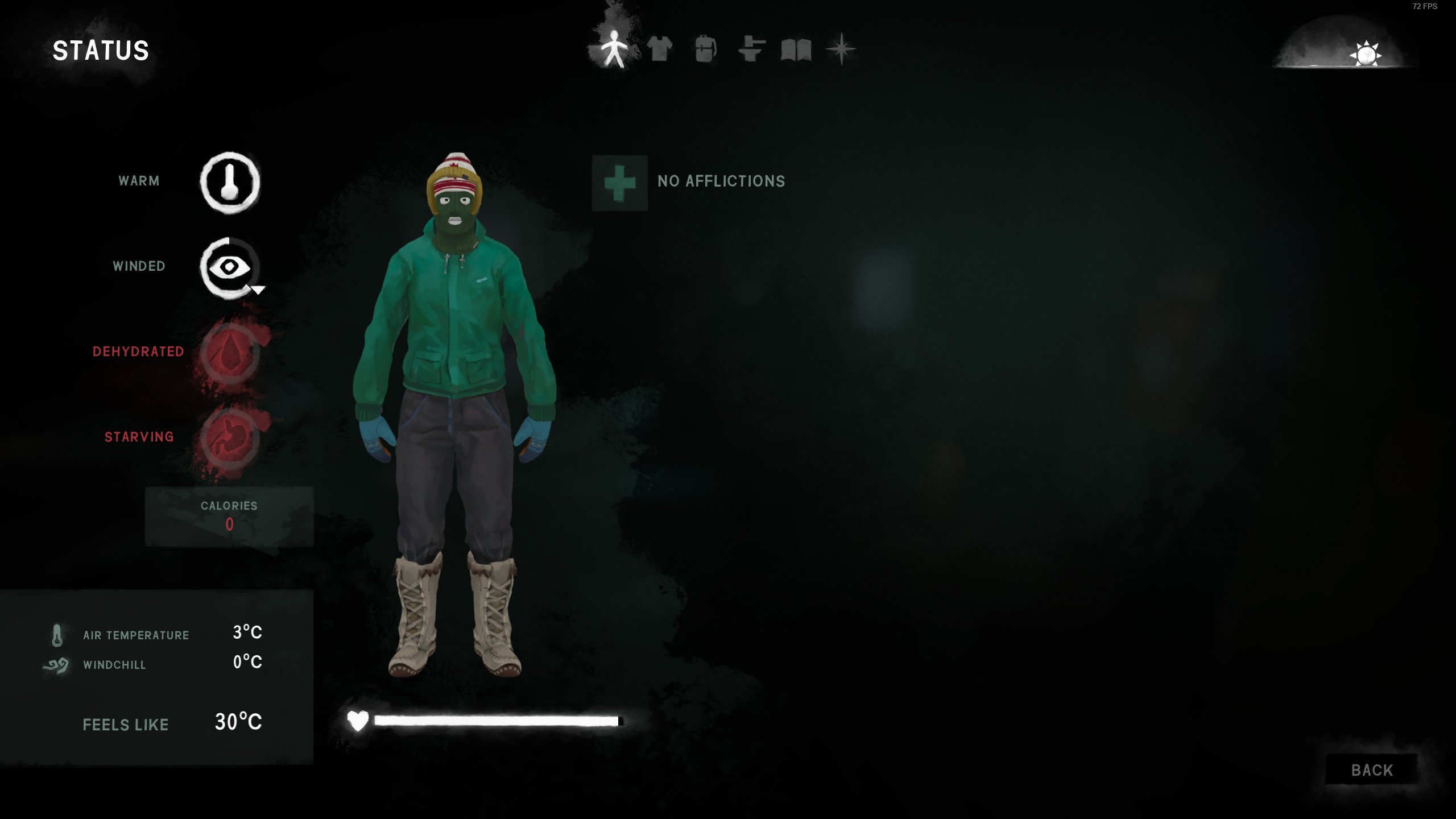 Well Fed Buff The Long Dark