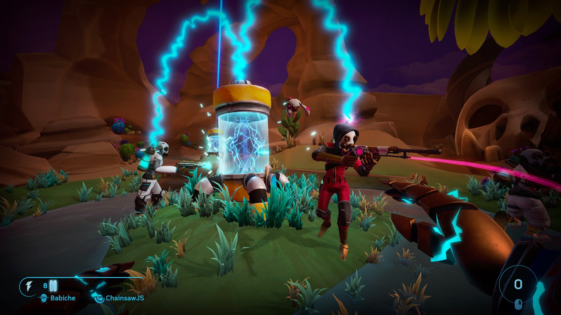 Aftercharge watching over extractors
