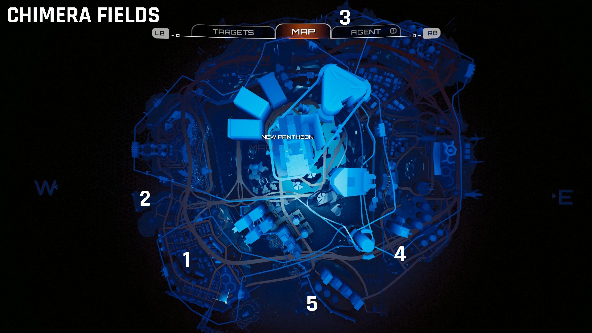 Crackdown 3 Chimera field locations map