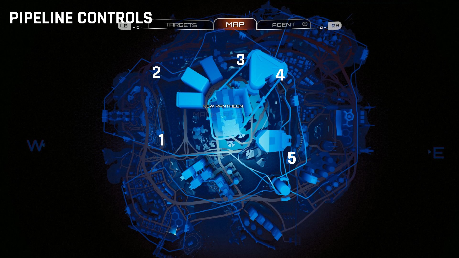 Crackdown 3 Pipeline Control locations map