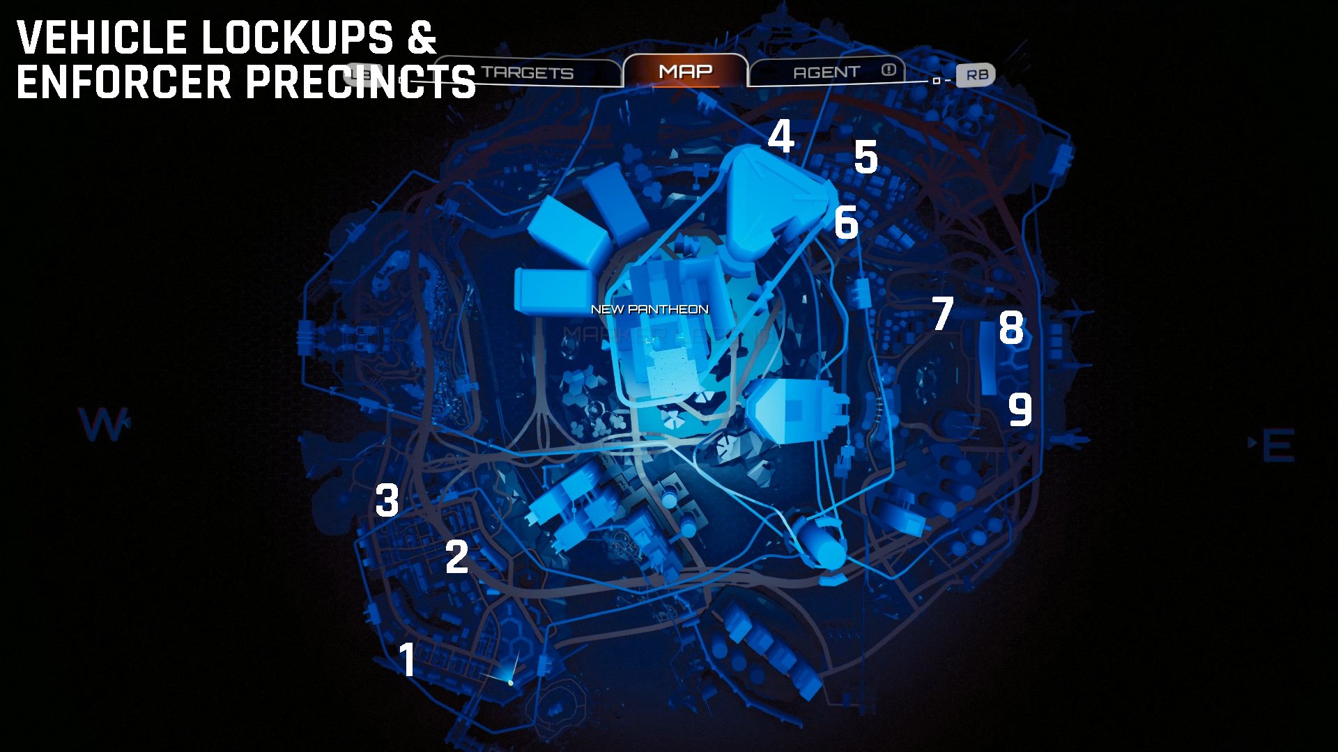 Crackdown 3 Vehicle Lockups and Enforcer Precincts