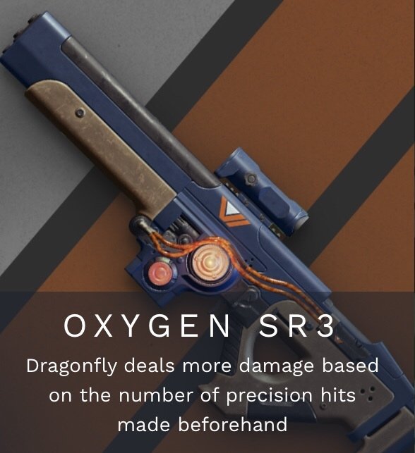 Oxygen SR3 Scout Rifle Pinnacle Weapon