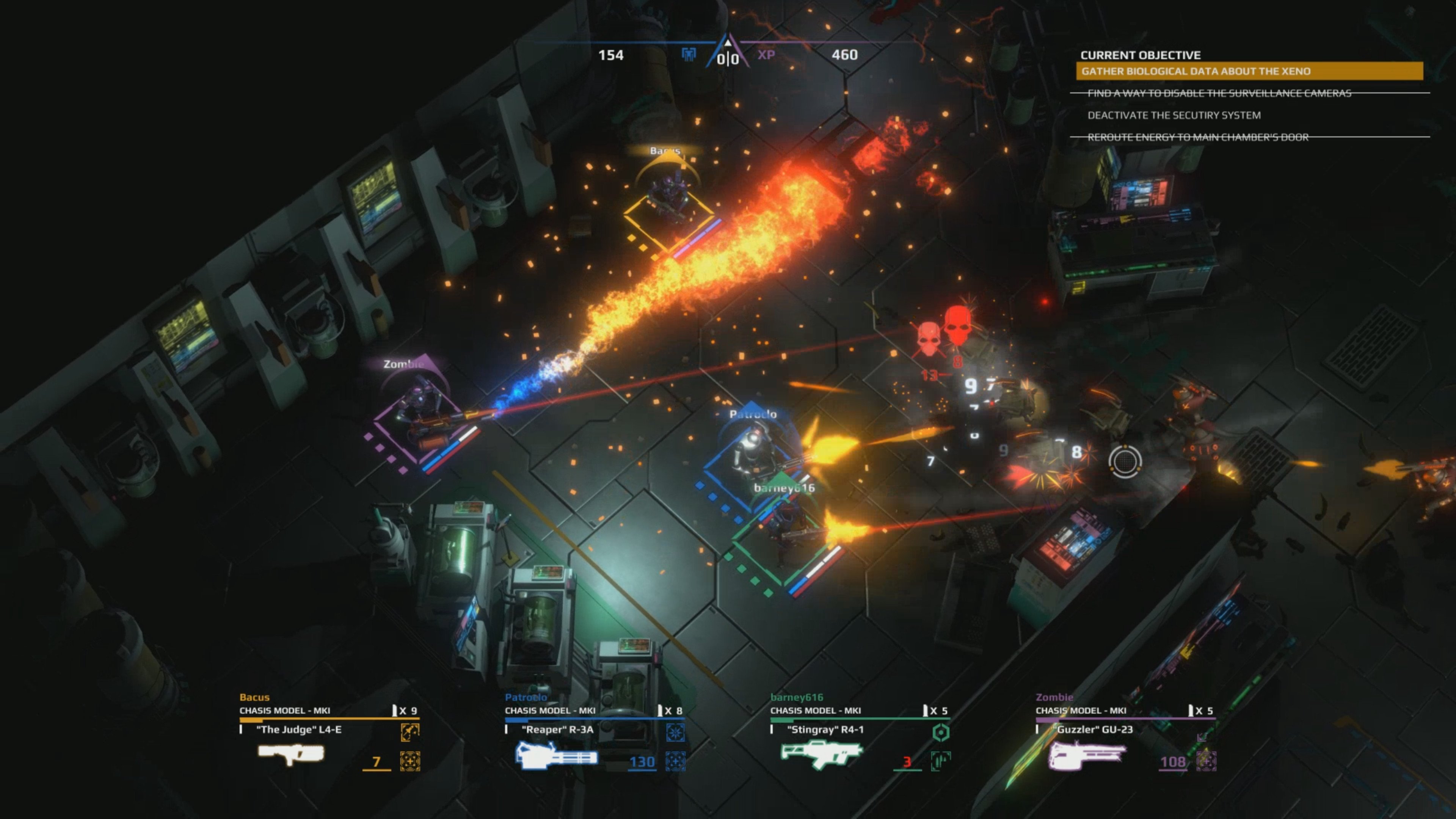 trident's wake screenshot shoot-out with mechaphage