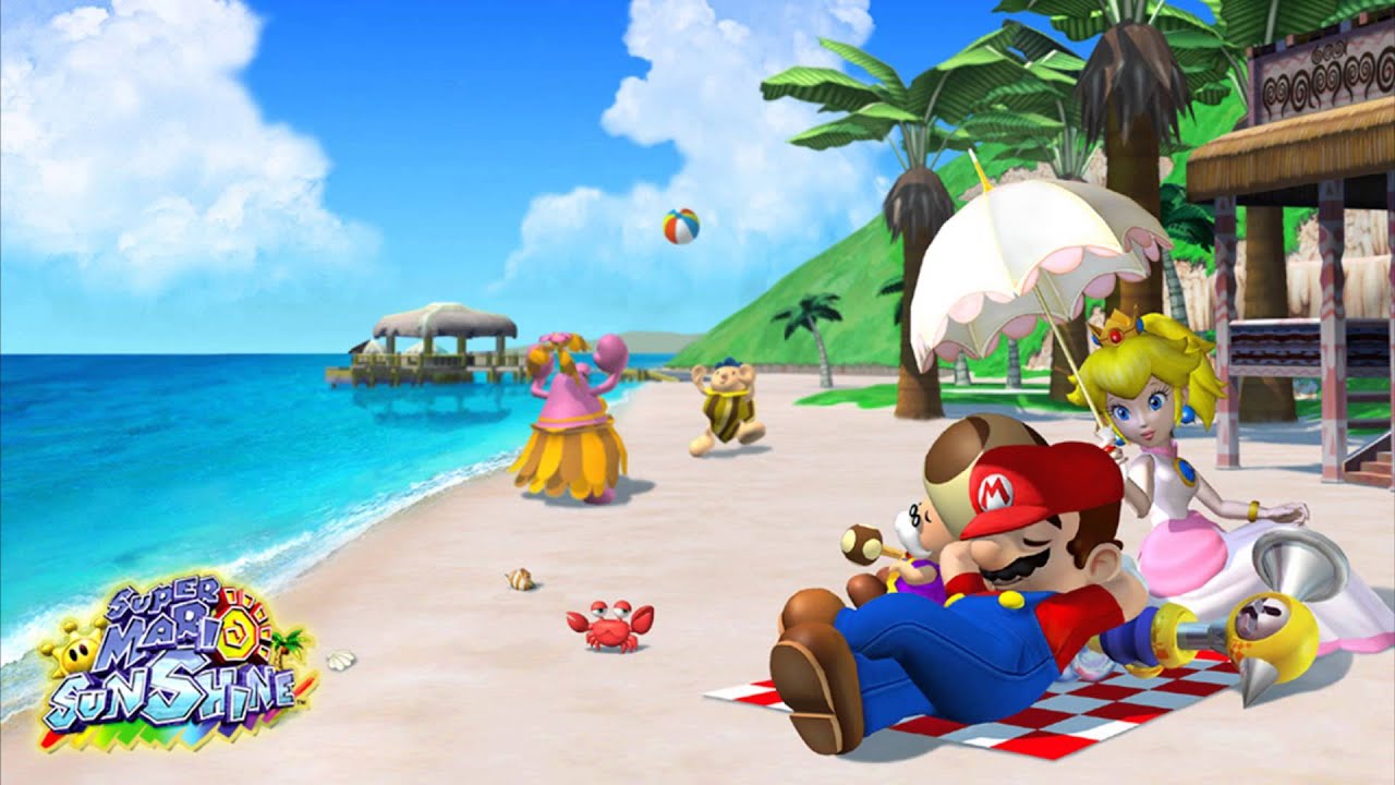 Chilling on the beach with Peach and pals sounds like it would be a fun escape from late stage capitalism.
