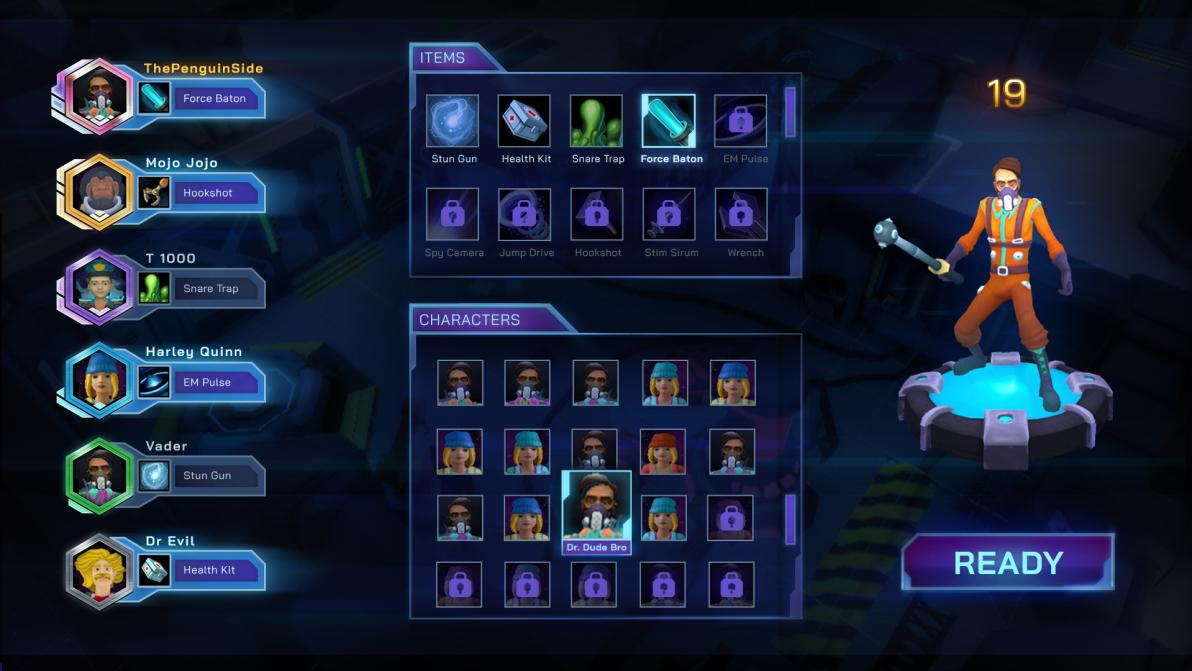 Enemy on Board tools and weapons