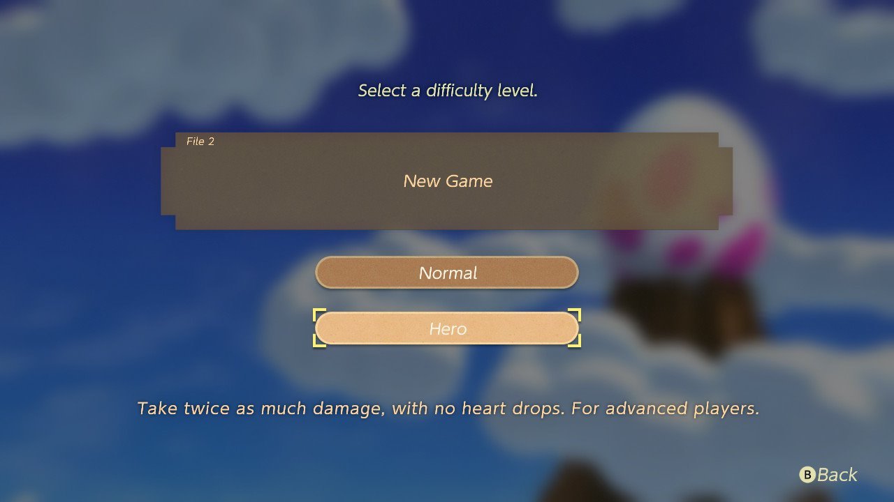 What is Hero Mode in Link’s Awakening on Nintendo Switch?