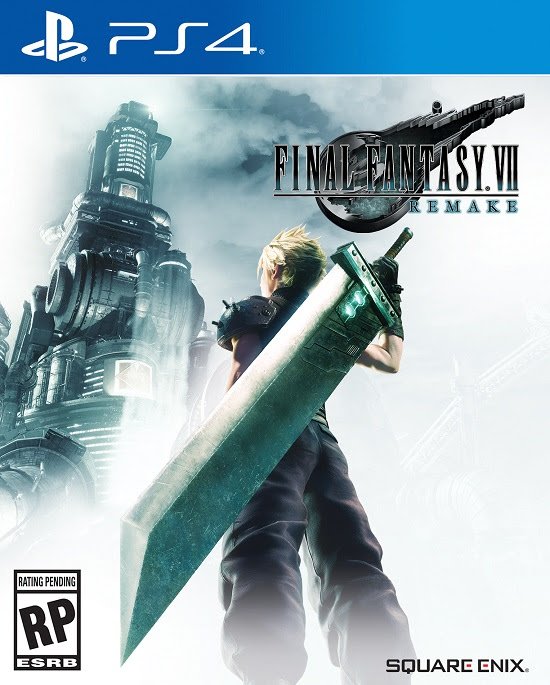 Final Fantasy 7 Remake official box art