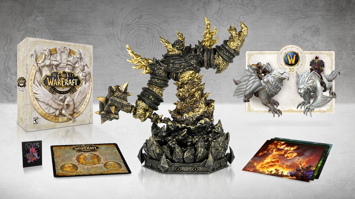 WoW 15th Anniversary Collectors Edition unboxing