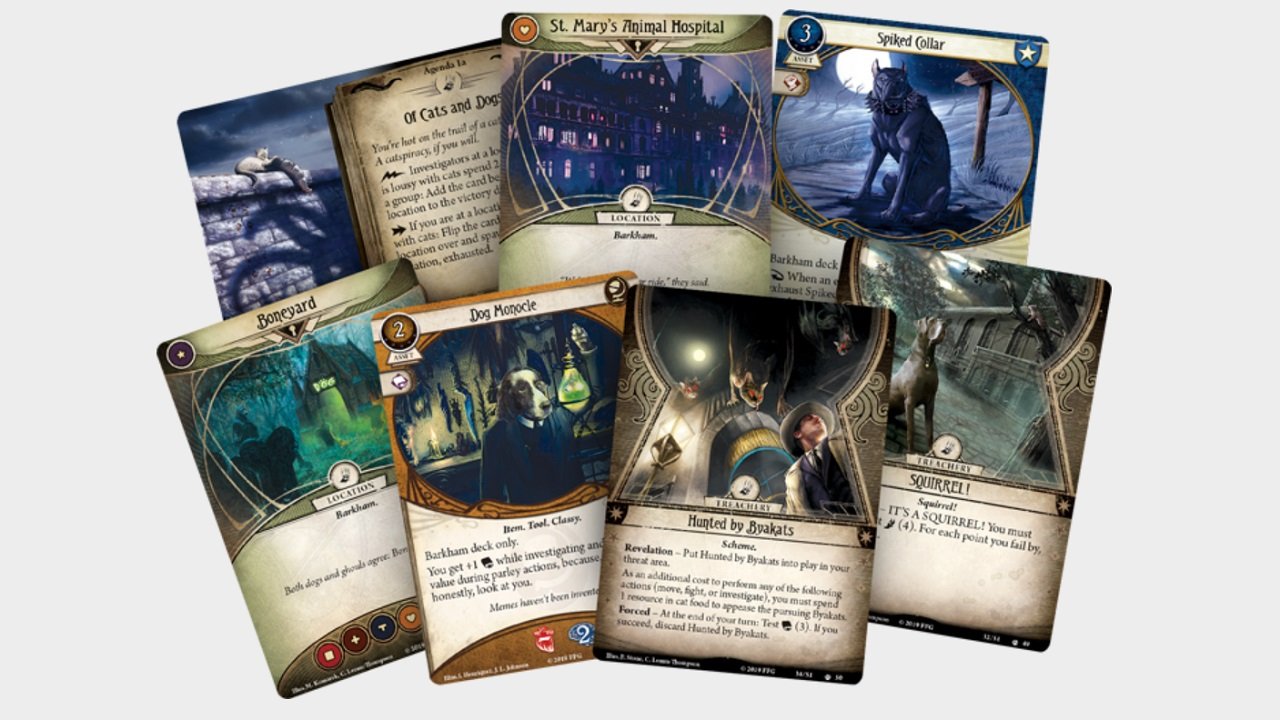 Barkham Horror keeps the regular elements of Arkham Horror, just playfully warped into a canine/feline conspiracy.