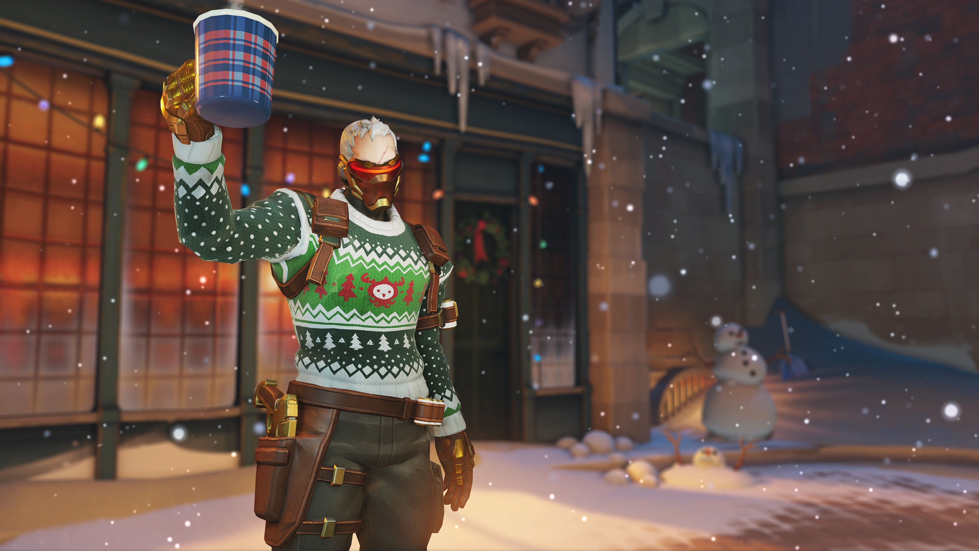 Overwatch - Ugly Sweater Soldier:76