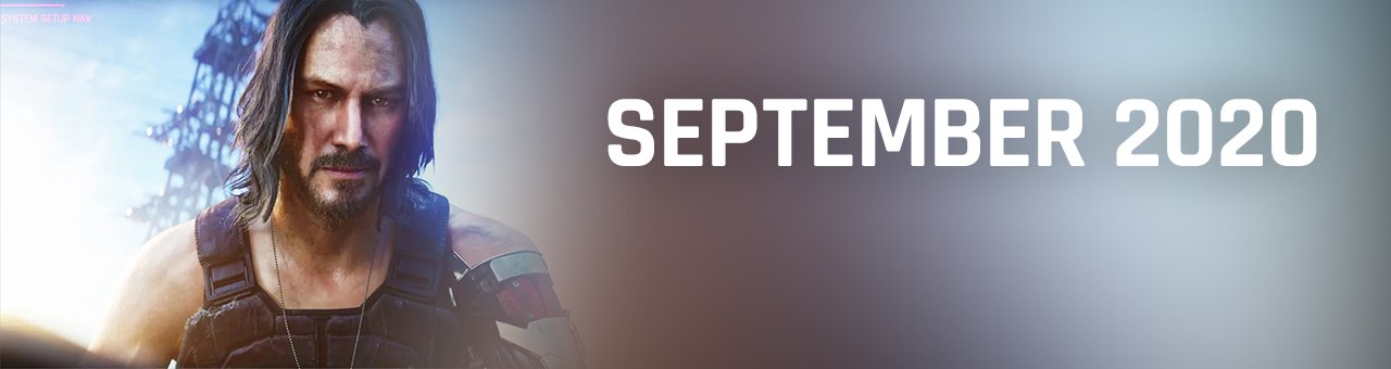 SEPTEMBER 2020 video game release dates