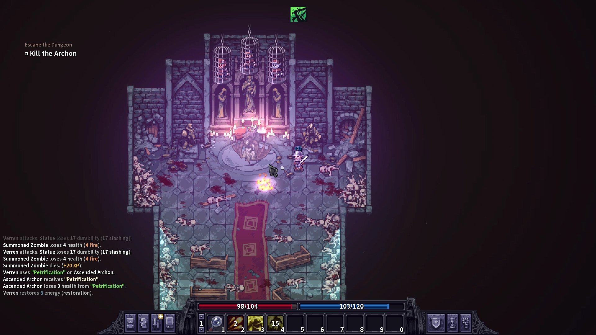 Stoneshard Ascended Archon petrification