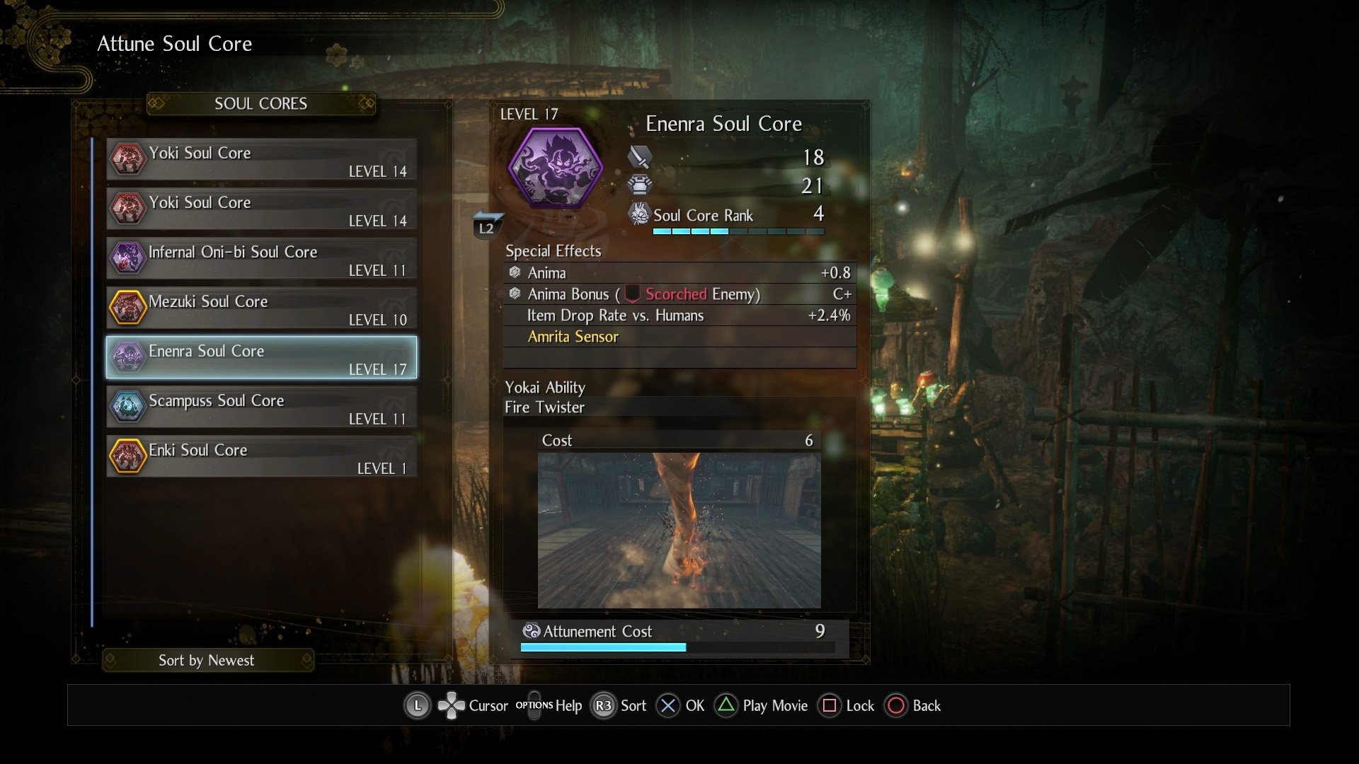 Nioh 2 Soul Core Enenra