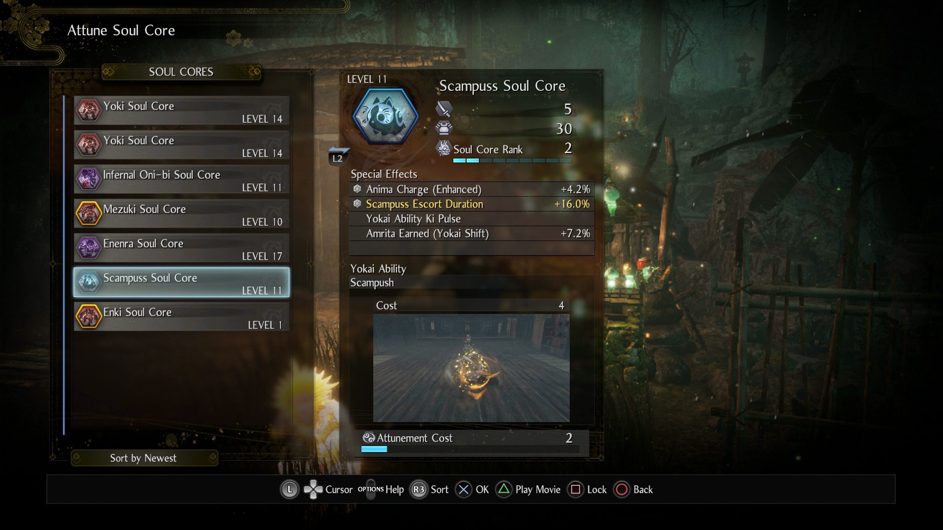 Nioh 2 Soul Core Scampuss