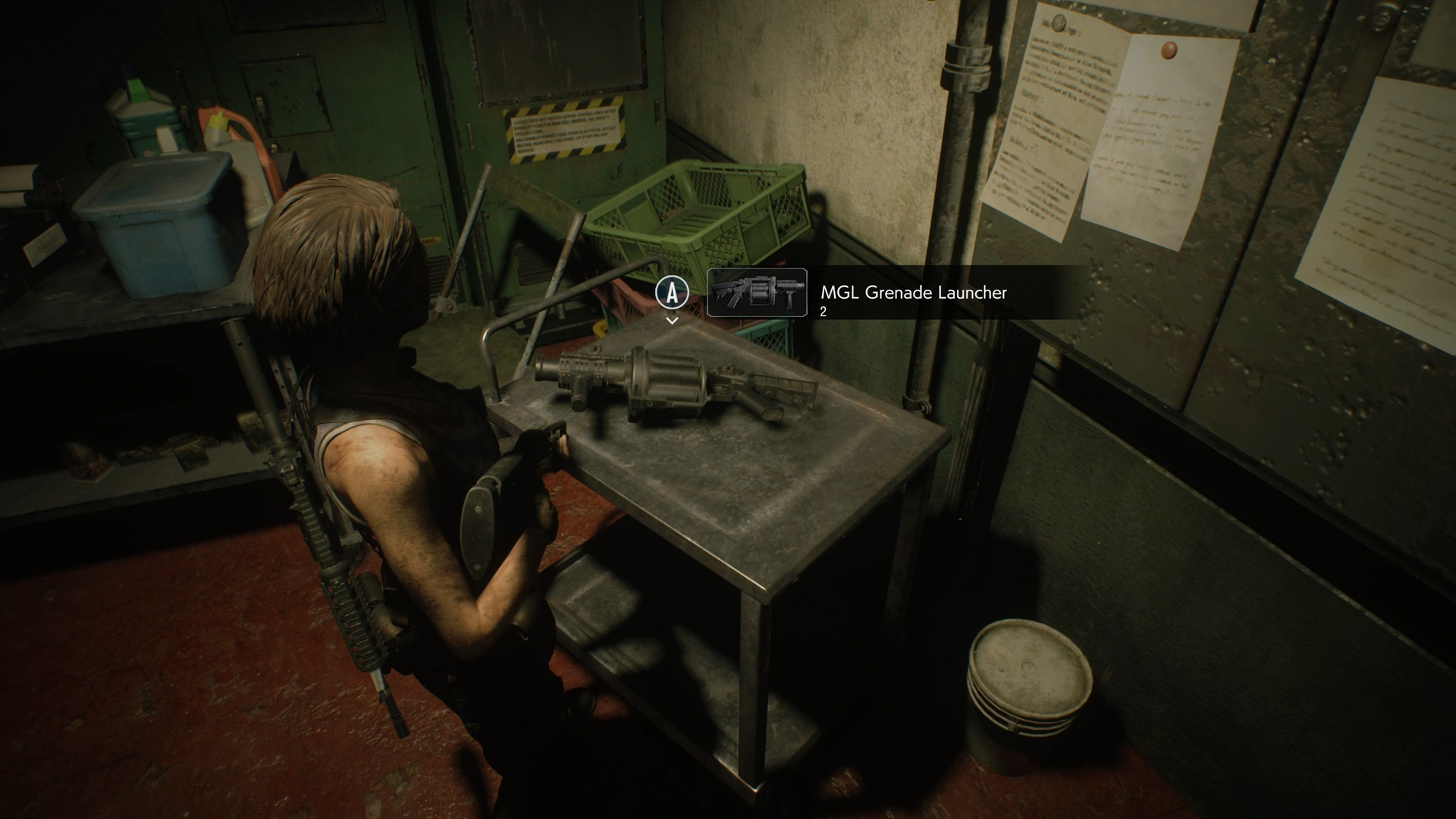 resident evil 3 grenade launcher location