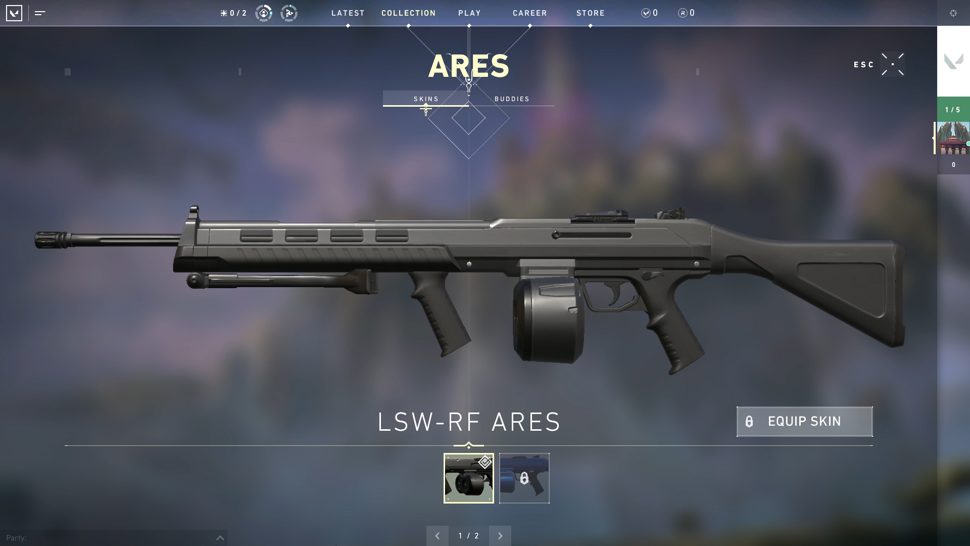 Valorant weapon stats Ares