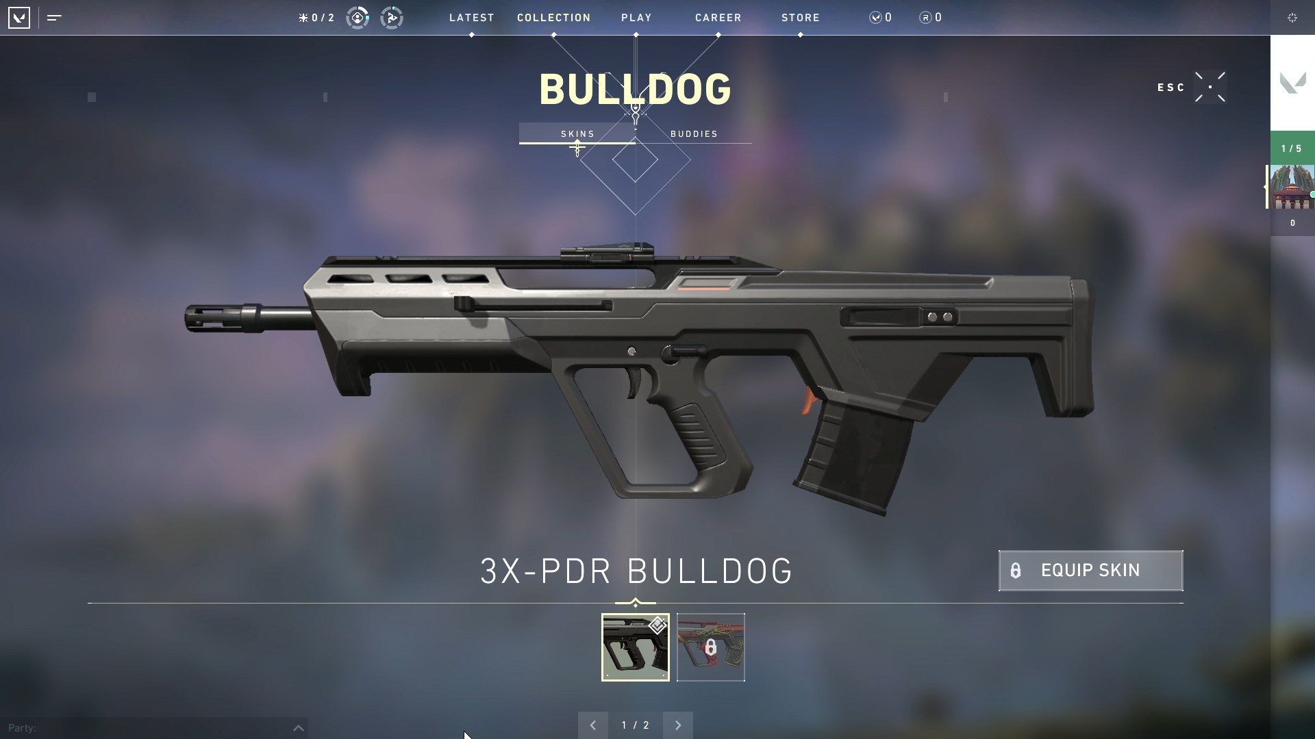 Valorant weapon stats Bulldog