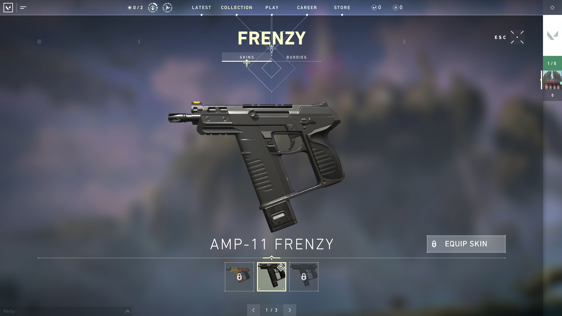 Valorant weapon stats Frenzy