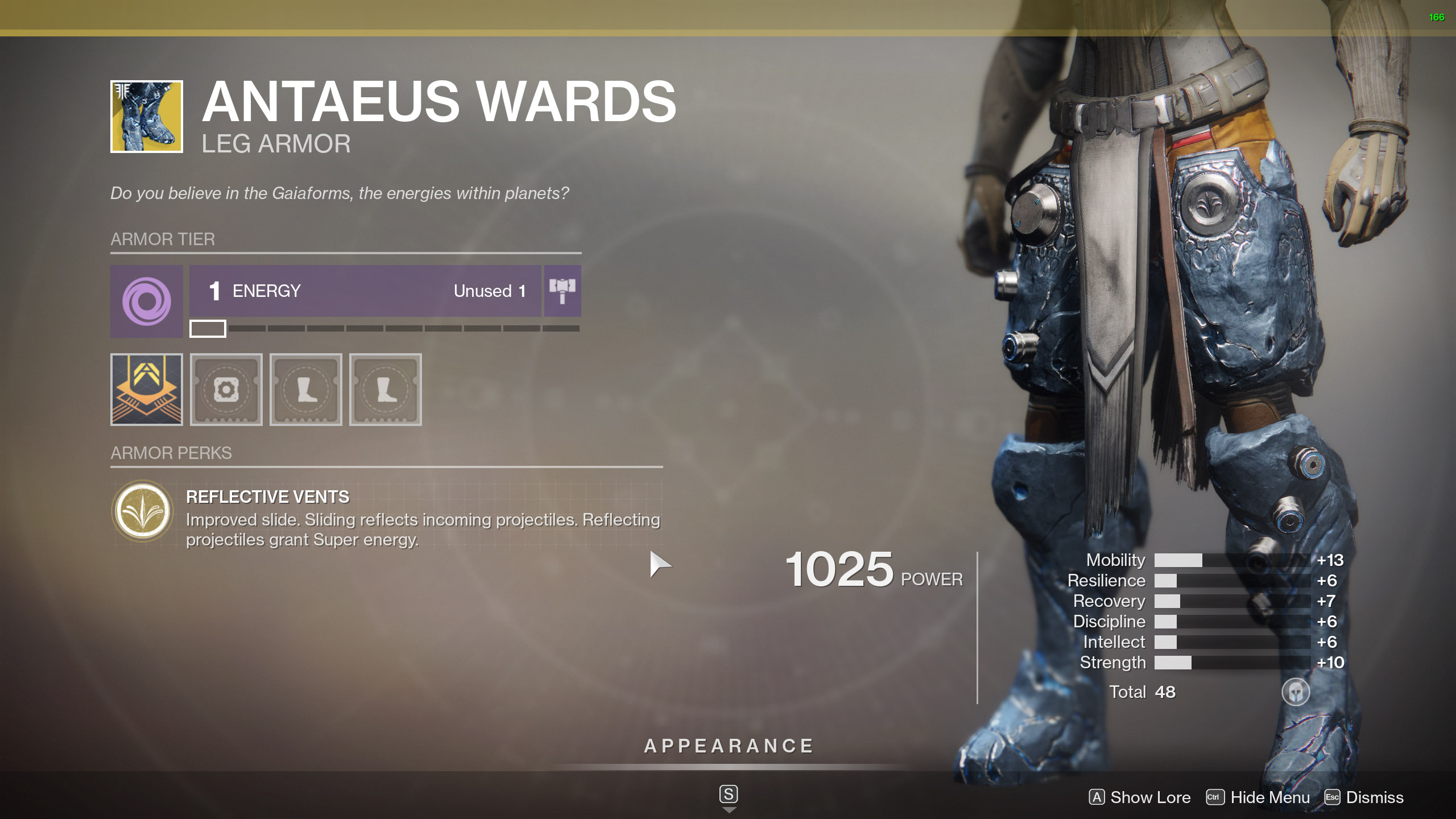 Destiny 2 Exotic Titan Armor Antaeus Wards