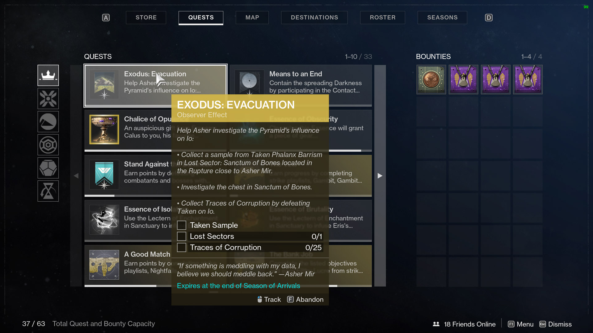 Destiny 2 Exodus Evacuation Observer Effect