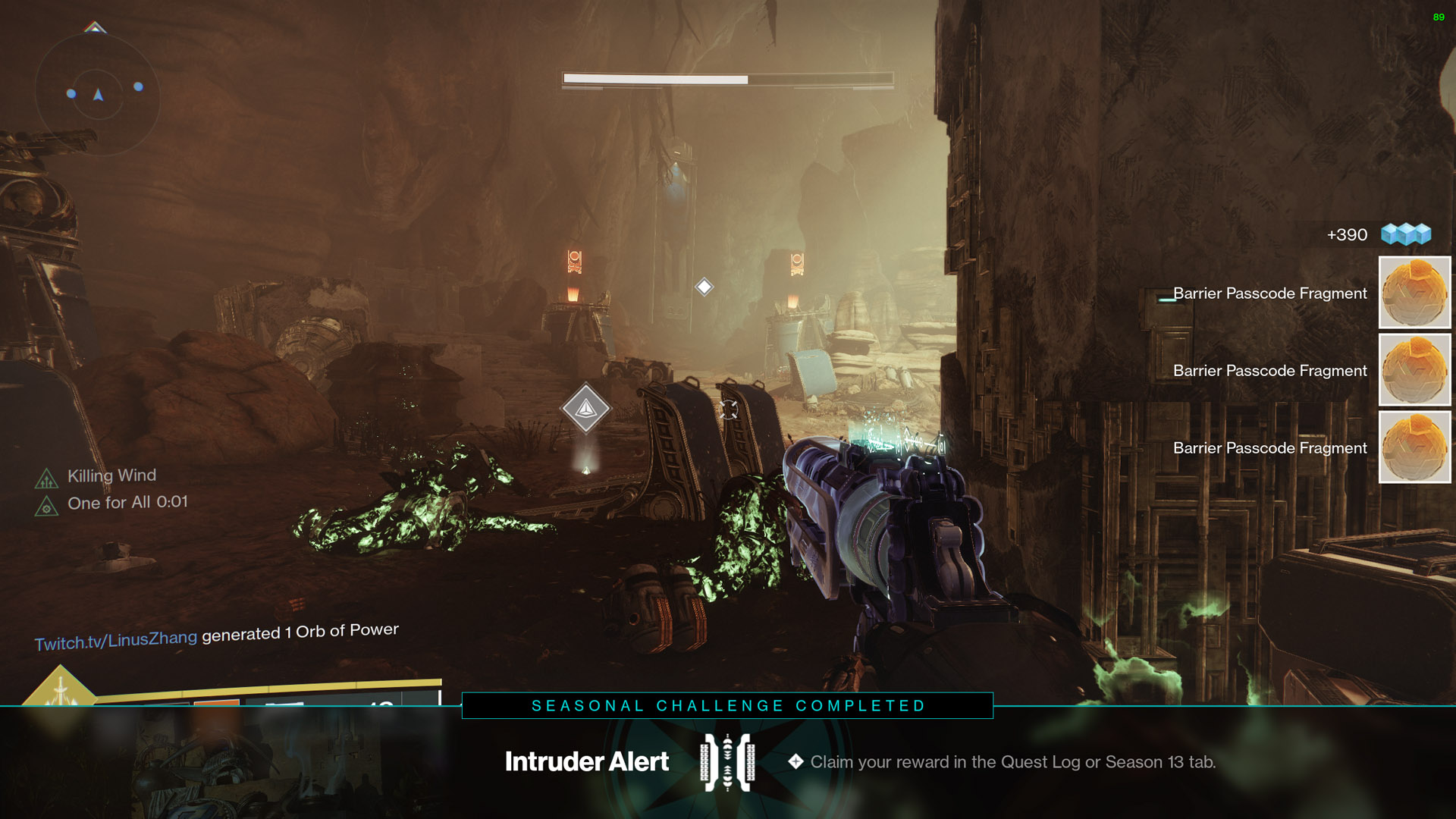 destiny 2 intruder alert