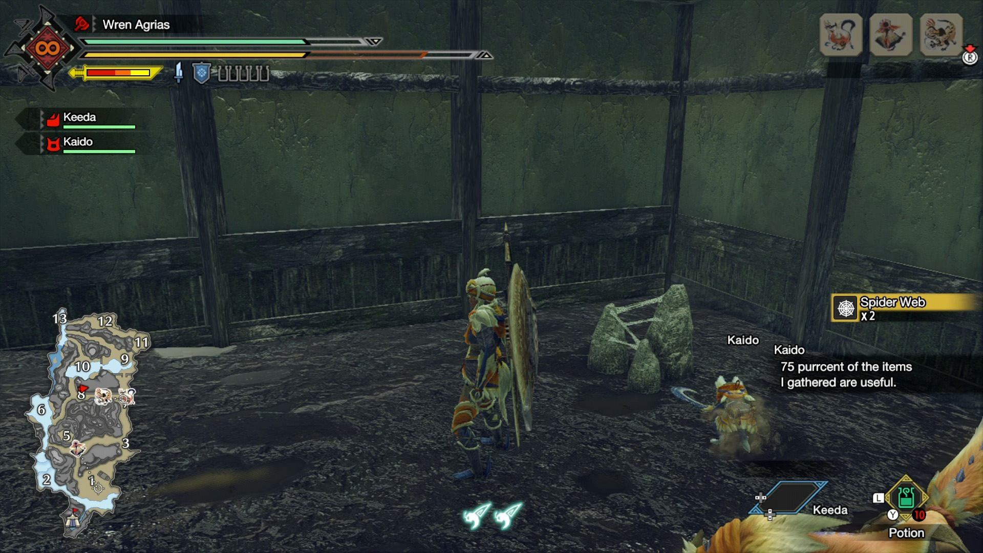 monster hunter rise spider web farming