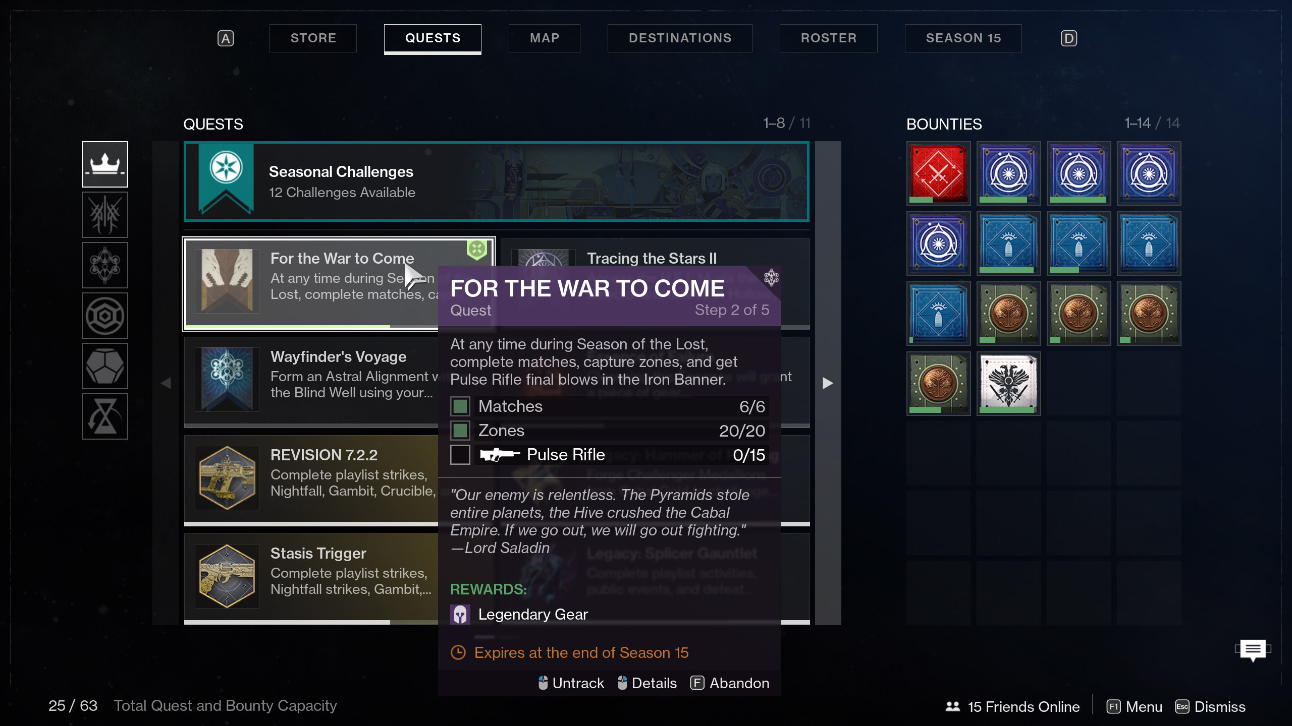 Iron Banner Season 15 Quest Step 2