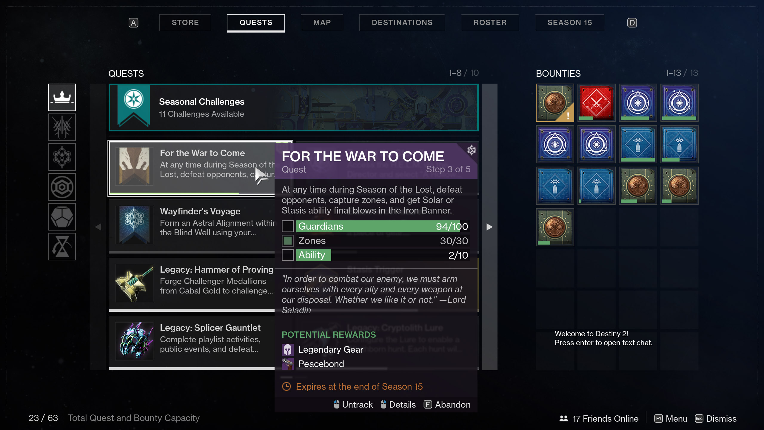 Iron Banner Season 15 Quest Step 3