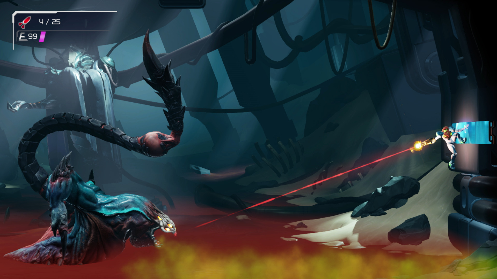 Samus will once again take on a number of alien creatures during her adventure.