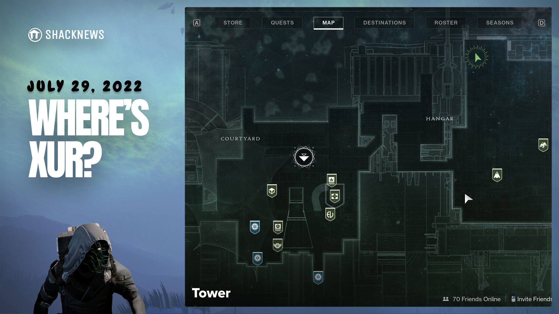 Where is Xur in Destiny 2 for July 29 - August 1? | Shacknews