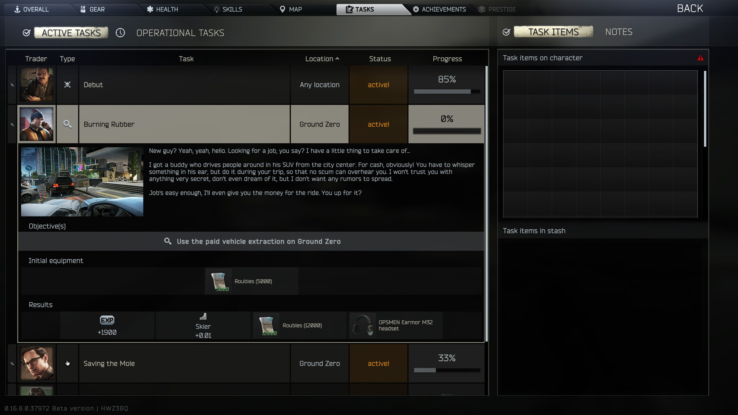 How to complete Burning Rubber in Escape from Tarkov